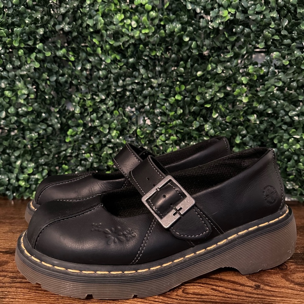 Daisy Flower Splat Vintage 90s Dr Martens Mary Janes 12277